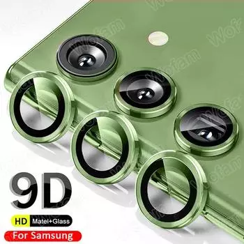 3 шт. Защитная пленка для объектива Samsung Galaxy A16 A15 A25 A35 A55 A05s A06 A13 A14 A24 A34 A54 из алюминиевого сплава и металла с закаленным стеклом для защиты камеры A16 5G(3pcs)