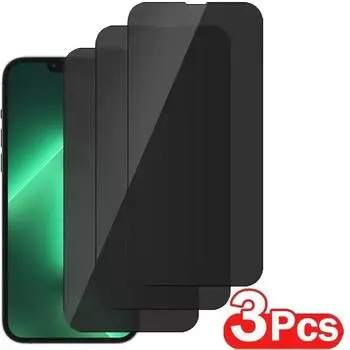 3 шт. Защитное стекло из закаленного стекла с полным покрытием для iPhone 15 14 13 12 11 Pro Max Mini X XR XS Max 7 8 Plus SE 2 3 Защитное стекло для телефона For iPhone 15 Plus