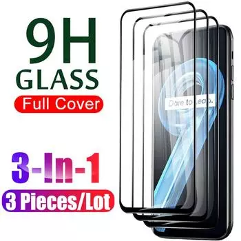 3 шт. Защитное стекло из закаленной пленки Realme 5 5S 5i 6 pro 7 5G 8 8 i 9 Pro Plus + 9i Realme GT NEO 2 2T 3 Master Pro Narzo 30 50 50i Защитная пленка для экрана