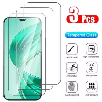 3 шт. защитное закаленное стекло для экрана Honor X8b X7b 5G X8a X7a X6a X8 5G X7 X6 X6S X5 Plus HD защитная пленка Panzerglas Honor X8b