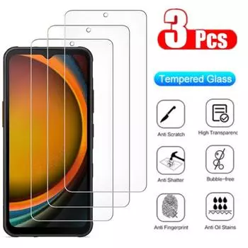 3 шт. защитное закаленное стекло для экрана Samsung Galaxy Xcover 7 6 Pro 5 HD защитная пленка Panzerglas прозрачная защитная пленка против царапин Samsung Galaxy Xcover 7