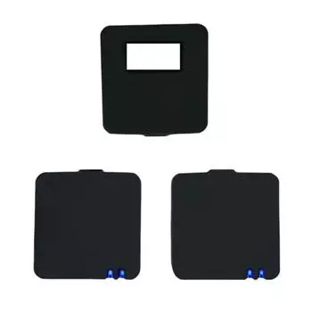 3 шт. Защитные чехлы для микрофона, легко устанавливаемые, ударопрочные, ударопрочные, силиконовые, для RODE Wireless Go/Go II чёрный