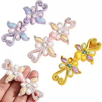 3 шт. застежка-узел ручной работы в форме бабочки для костюма в стиле хань, китайское платье