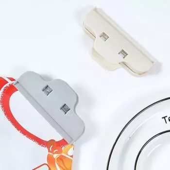 3 шт. зажим для герметика удобный запечатанный 3 цвета отличный зажим для офисных бумажных файлов зажим для сумки для закусок уплотнительный держатель хозяйственные принадлежности серый