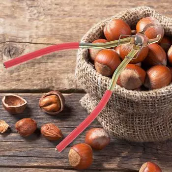 3 шт. зажим для кедровых орехов открывалка кухонный аксессуар зажим инструмент прочный фундук для открывания скорлупы орехов из нержавеющей стали для дома жёлтый