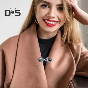 3 шт. зажим для воротника-шальки, кнопки в стиле ретро, свитер, кардиган, зажимы, гальванизированные, 3 стиля, застежки для шальки, пряжки, одежда, принадлежности для самостоятельного изготовления 3pcs