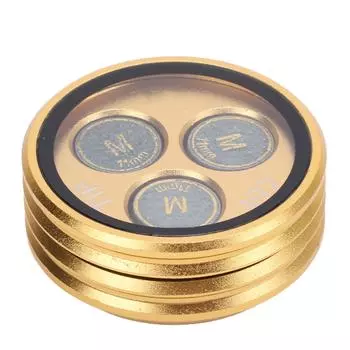 3 шт. зеленых ламинированных насадок для бильярдного кия с коробкой для хранения, сменный комплект мягких насадок для бильярдного кия