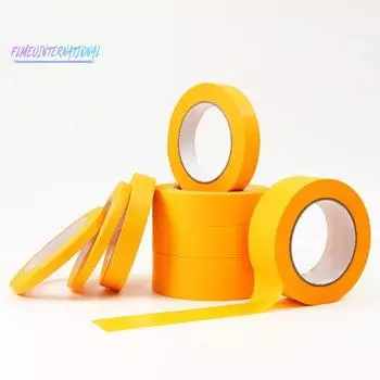 3 шт. желтые клейкие ленты для покраски автомобиля, украшение шва плитки, малярная бумажная лента, сделай сам, рукоделие, желтая малярная лента, товары для дома 2cm