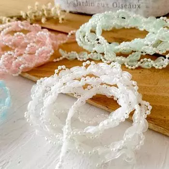 3 шт. жемчужные цепочки платья ленты аксессуары для одежды тюль бисерная ткань отделка шторы декор ручная работа кружево лента кисточки