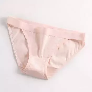3 шт. женские дышащие хлопковые трусики с низкой посадкой, удобное эластичное нижнее белье, сексуальные однотонные трусы L жёлтый