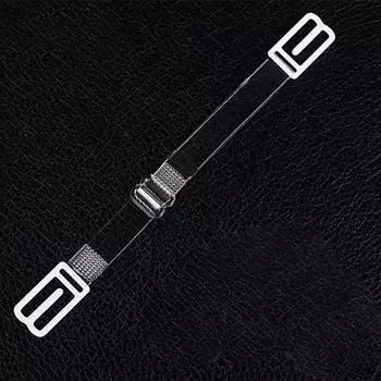 3 шт., женские противоскользящие бретели для бюстгальтера, двойные плечевые застежки на спине, держатели с пряжкой, универсальные невидимые эластичные ремни, удлинитель бюстгальтера 3PCS прозрачный