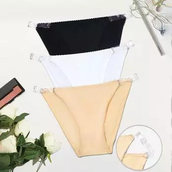 3 шт. женские разноцветные легкие дышащие треугольные трусики с регулируемыми боковыми отверстиями SML Xl M разноцветный