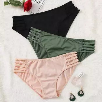 3 шт. женское кружевное нижнее белье в горошек, трусы, нижнее белье, трусы XXXL