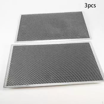 3 шт. жироулавливающих фильтра для вытяжки, вытяжные фильтры для плиты с 6 крючками, сменное кухонное масло