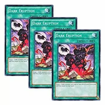 3 штуки Английская версия Dark Eruption Dark Burst 1st Edition Yu-Gi-Oh! СДГУ-EN030 (Нормальный)