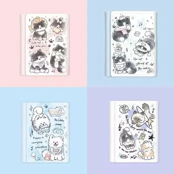 3-складной кошелек для денег и монет из искусственной кожи, кошельки для карт, винтажный кошелек, сумка для денег для девочек, студентов, подарок Winter Cat