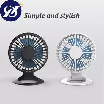 3-скоростной мини-портативный USB-вентилятор для настольного компьютера белый
