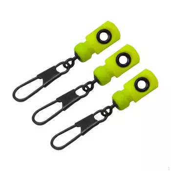 3 слайдера для лески, прочный поплавковый соединитель с защелкой красный