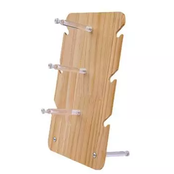 3-слойная деревянная полка для солнцезащитных очков, держатель для очков, ювелирных изделий, домашняя организационная полка для украшения витрины