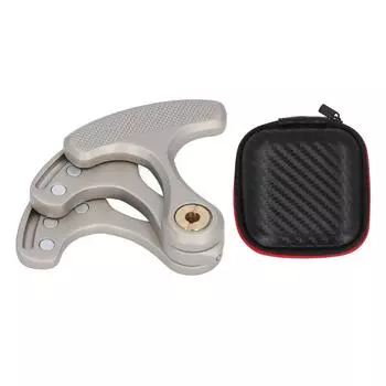 3-слойная магнитная карточка-кликер для снятия стресса, концентрации внимания, механическая повседневная металлическая игрушка для взрослых серебряный