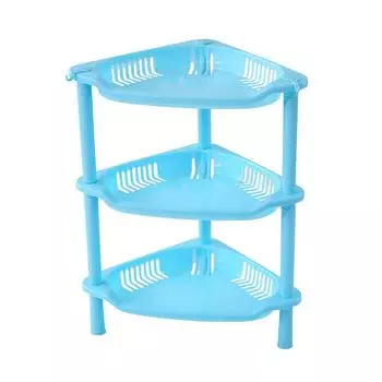 3-слойная пластиковая квадратная треугольная полка для хранения на кухне и в ванной, держатель для туалетной бумаги, полотенец, подставка для кухонной утвари