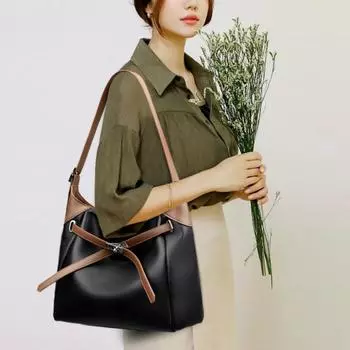 3-слойная сумка через плечо из винтажной кожи с карманами, дизайнерская женская сумка с верхней ручкой, большая вместимость