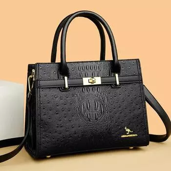 3-слойная женская сумка на одно плечо из мягкой кожи, дизайнерская сумка, брендовая сумка-тоут, большая вместимость, повседневные женские сумки хаки