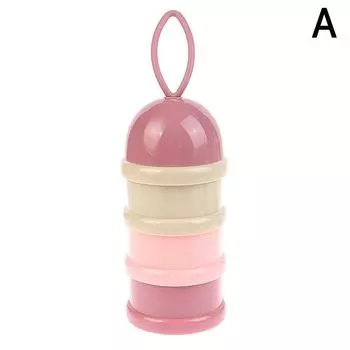 3-слойный мультяшный контейнер для хранения детского молока для портативного дорожного дозатора хлопьев для сухого молока для ребенка
