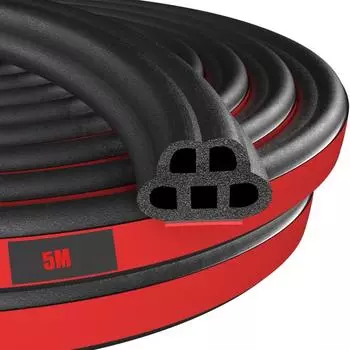 3-слойный уплотнитель двери автомобиля 5 м Уплотнитель багажника Прочный автомобильный уплотнитель Автомобили 5M