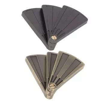 3-слойный веерообразный слайдер для снятия стресса, механический, снимающий беспокойство, портативный металлический веерообразный слайдер для нажатия S Copper