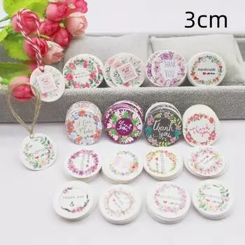 3 см последняя этикетка для упаковки подарков с благословением, этикетка для упаковки подарков на праздник, подходящая для вечеринки 100tag100string