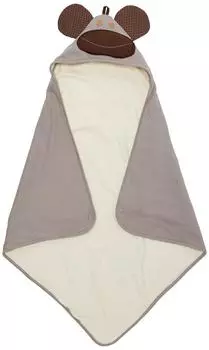 3 Sprouts Пеленка Толстовка Полотенце Серая Обезьяна