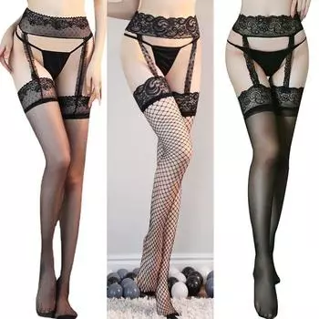 3 стиля чулок, сексуальные чулки для женщин, ажурные чулки, сексуальные