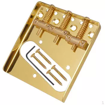 3-струнная электрическая бас-гитара тремоло Golden Spring