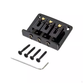 3-струнная гитара с фиксированным бриджем из цинкового сплава для струн