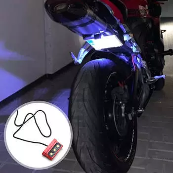 3 светодиодных фонаря номерного знака мотоцикла, декоративная лампа, универсальная для Honda Kawasaki Yamaha Suzuki Little Monkey, водонепроницаемая чёрный