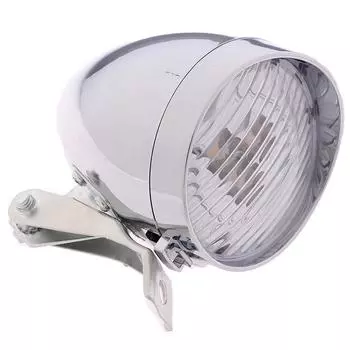 3 светодиодных ретро-велосипедных передних фары, винтажный фонарик, лампа серебряный