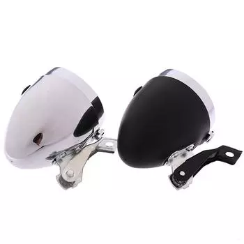 3 светодиодных ретро-велосипедных передних фары, винтажный фонарик, лампа чёрный