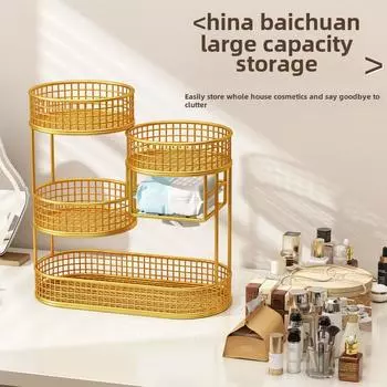 3 Tier Fruit Basket Fruit Bowl Countertop Multiuse Vegetable Bowl Produce Holder Organizer for Potato Snack Bread Onion Rustic