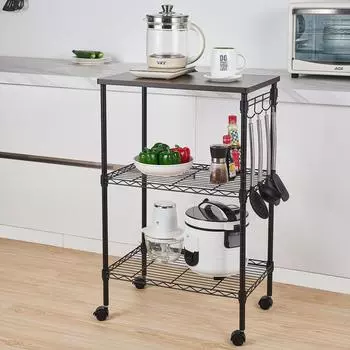 3-Tier Kitchen Utility Cart Kitchen Furniture United States