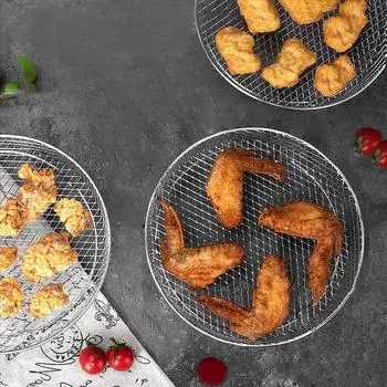 3 Tier Stainless Steel Grill Stackable Oven Steamer Cookware Household Kitchen Picnic Family Party Corrosion Resistant