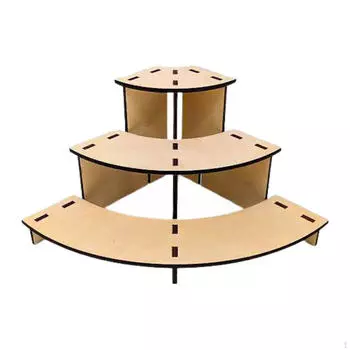3 Tiers Retail Table Display Stand Holder Versatile Portable Countertop for