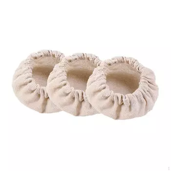 3 тканевых крышки для банок, льняная крышка для ферментера, контейнер для закваски, эластичные крышки для приготовления хлеба