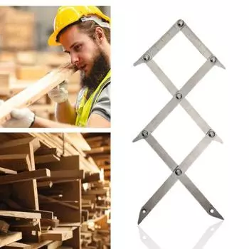 3-точечный центроискатель, инструмент для разметки с равными интервалами, высокая точность, простота использования, точный центроискатель для сварки и деревообработки серебряный