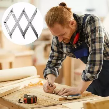 3-точечный центроискатель, используется для измерения, деревообрабатывающий центроискатель, разметочный инструмент, центроискатель, равноудаленный делитель One Size