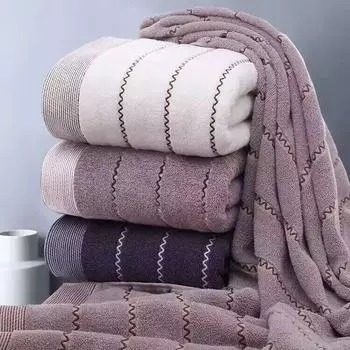 3 толстых хлопковых полотенца с сильным водопоглощением и мягким телом, ванная комната для лица, дом, путешествия, спортивный отель, удобные чистящие полотенца 33*74cm синий