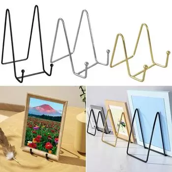 3 упаковки, 4,5-дюймовый металлический держатель для телефона, подставка для мольберта, подставка для дисплея чёрный