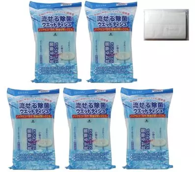 3 упаковки по 10 смываемых дезинфицирующих влажных салфеток x5 упаковок салфеток в качестве бонуса Аромат мыла [Оптовая продажа] (150 + включено)