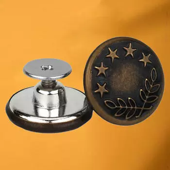 3 упаковки сменных джинсовых пуговиц, регулируемая пряжка на талии, пуговица для брюк, пальто, костюмы, бронза