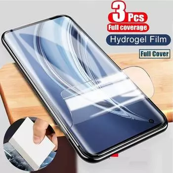 3 упаковки, защитная пленка для экрана, стекло для Xiaomi Redmi Note 12, 11, 11S, 10, 10S, 9, 9S, 8, 7, 8T Pro Plus Max Mi 11T 12T Pro Poco X3 X4 X5 Pro, мягкая гидрогелевая пленка